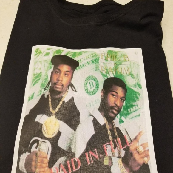 Eric B & Rakim "PAID IN FULL" TEE - Picture 3 of 3